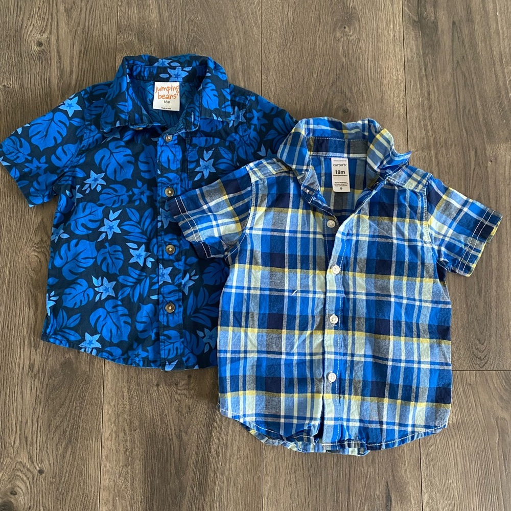 Boys Button-Up Bundle 18M